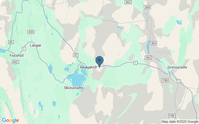 Kaart met locatie Geisers van Hverir